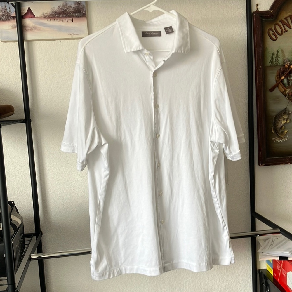 Daniel Cremieux Signature Collection White Button Down Shirt